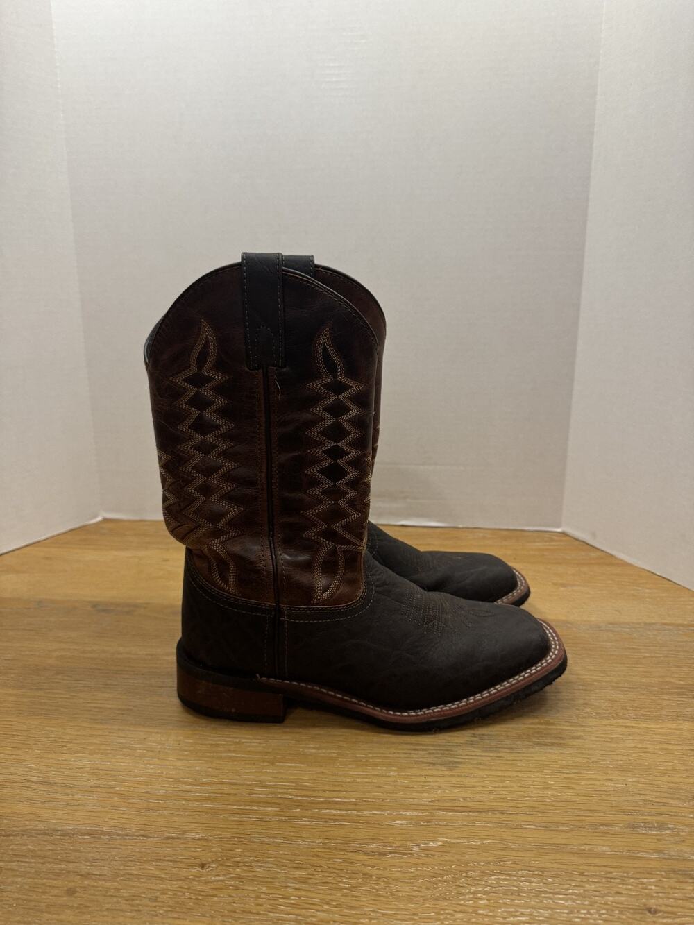 Laredo Dillon Leather Boots Mens Size 8D